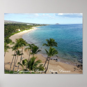Keawakapu Beach - Maui, Hawaii Poster (Matte)