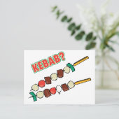 Kebab? Briefkaart (Staand voorkant)