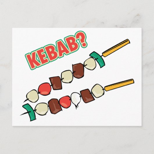 Kebab? Briefkaart (Voorkant)
