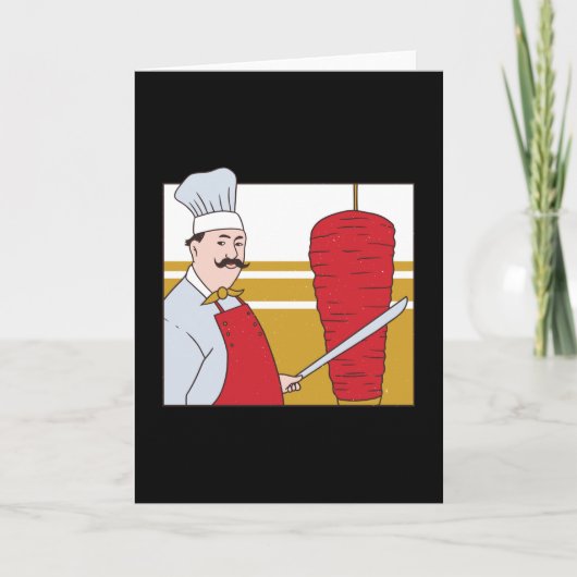 Kebab chef kaart (Voorkant)