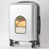 Kebab Sticker – Fun Street‑Food Illustration (Sur valise)