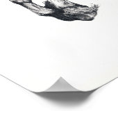 Keegan Jewel Friesian Stallion Poster (Coin)