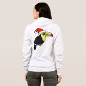 Keel-billed Toucan Santa Hoodie (Achterkant volledig)