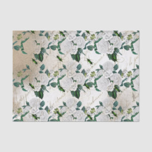 keel en bloemen tissuepapier