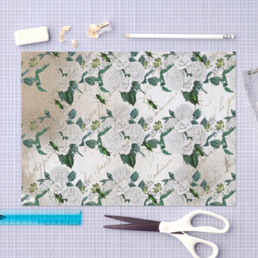 keel en bloemen tissuepapier (Craft)