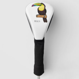 Keel-navelstaarster cartoon golfheadcover