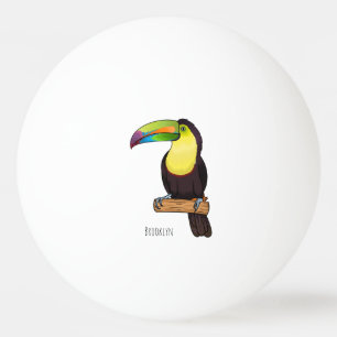 Keel-navelstaarster cartoon pingpongballen