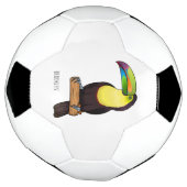 Keel-navelstaarster cartoon voetbal (Gedraaid)