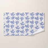 Keel van blauw en wit zee bad handdoek (Handdoek)