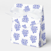 Keel van blauw en wit zee bedankdoosjes (Voorkant Zijde)