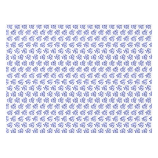 Keel van blauw en wit zee tafelkleed (Voorkant (Horizontaal))