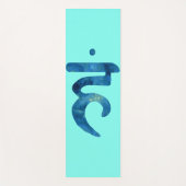 Keelchakra genezing yogamat (Voorkant)