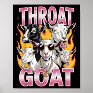 Keelgeit Grappig Offensief Volwassen Graphic Sarca Poster