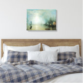 Keelmen Heaving Coals, maanlicht door Joseph Turne Canvas Afdruk (Insitu (Slaapkamer))