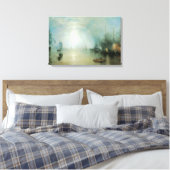 Keelmen Heaving Coals, maanlicht door Joseph Turne Canvas Afdruk (Insitu (Slaapkamer))