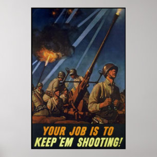 Keem 'Em Shooting Poster