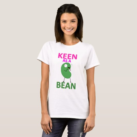 Keen als Bean T-shirt (Voorkant volledig)