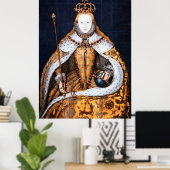 KEEN ELIZABETH 1 CORONATIE 1559 POSTER (Thuiskantoor)