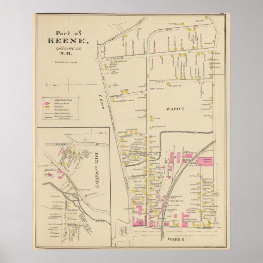 Keene, wijk 12 poster (Voorkant)