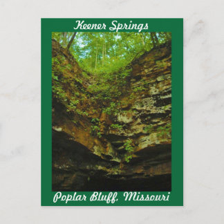Keener Springs Poplar Bluff Missouri Briefkaart