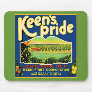 Keen's Pride Frostproof Florida Label Muismat