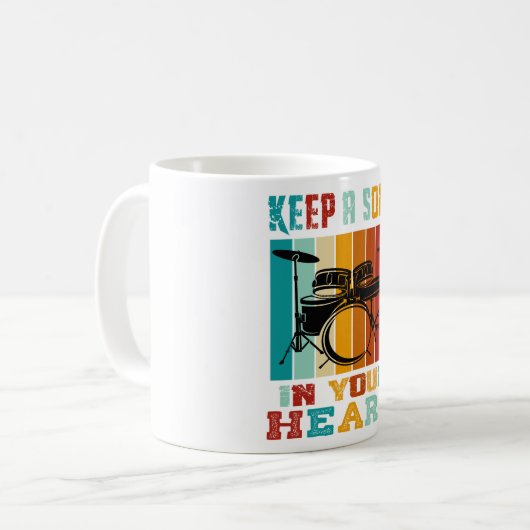 Keep A Song In Your Heart Coffee Mug (Devant gauche)