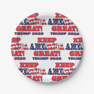 Keep America Great Trump 2020 Papieren Bordje
