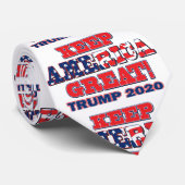 Keep America Great Trump 2020 Stropdas (Opgerold)