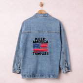 Keep america trompelloze denim jas jacket (Hangar)