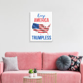 Keep America Trumpless V Canvas Afdruk (Insitu (Woonkamer))