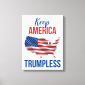 Keep America Trumpless V Canvas Afdruk (Voorkant)