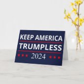 Keep America Trumpless VII Kaart (Gele Bloem)