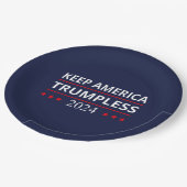 Keep America Trumpless VII Papieren Bordje (Gekanteld)