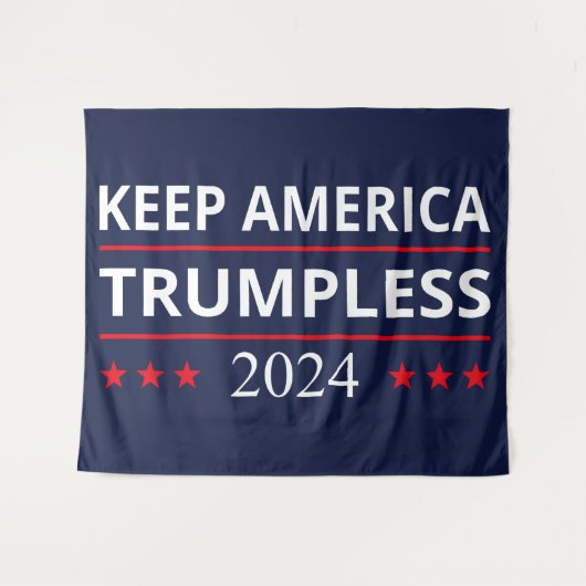 Keep America Trumpless VII Wandkleed (Voorkant (horizontaal))