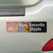 Keep Asheville Hippie Bumpersticker (Op auto)
