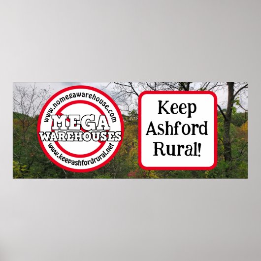 Keep Ashford Rural | Neen Mega Warehouses Poster (Voorkant)