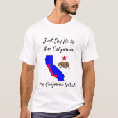 Keep California Untied Beer stersymbool Shirt (Voorkant)