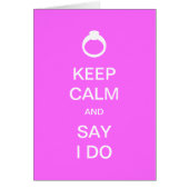 Keep Calm (Devant)