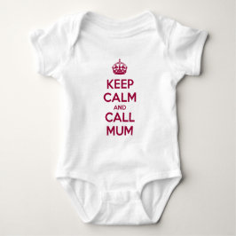 Keep Calm and Call Mum Romper