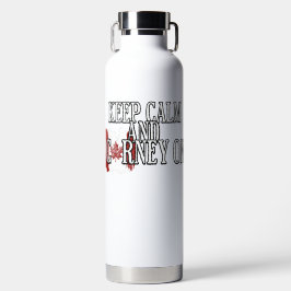 Keep Calm and Carney On Waterfles