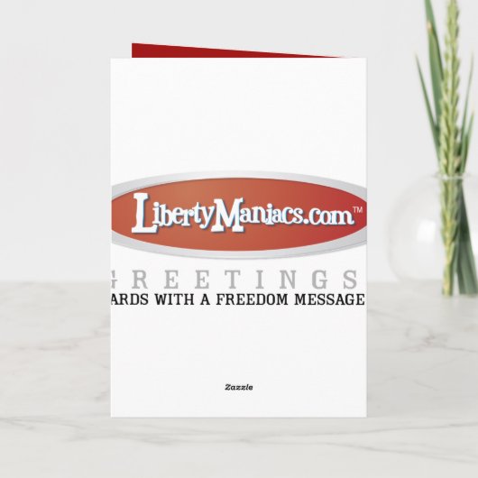 Keep Calm And Carry On Card Kaart (Achterkant)