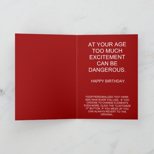 Keep Calm And Carry On Card Kaart (Binnen)