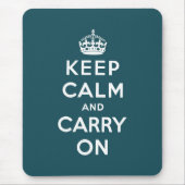 keep calm and carry on Original Muismat (Voorkant)
