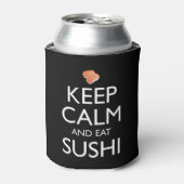 Keep Calm And Eat Sushi Blikjeskoeler (Blikje Voorkant)