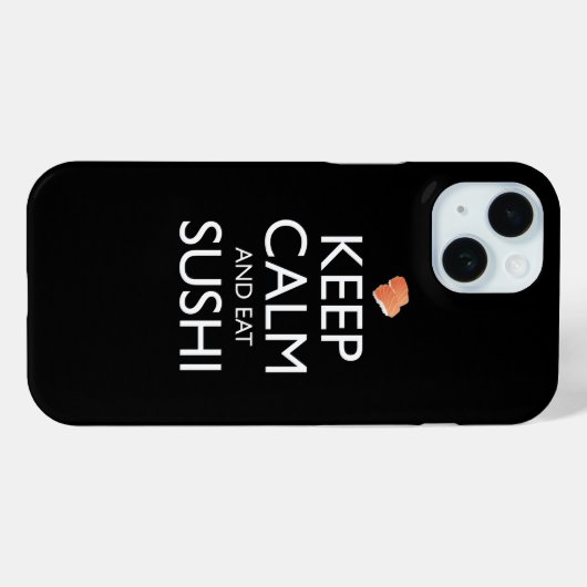 Keep Calm And Eat Sushi Case-Mate iPhone Case (Achterkant (horizontaal))