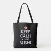 Keep Calm And Eat Sushi Draagtas (Achterkant)