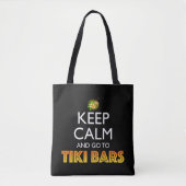 Keep Calm And Go To Tiki Bars Draagtas (Voorkant)