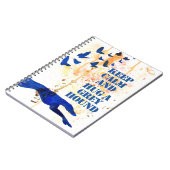 Keep Calm and Hug a Greyhound (a406) Notitieboek (Linkerzijde)