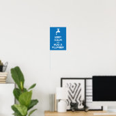 Keep Calm and Hug A Plumber A4 Poster (Bureau à domicile)