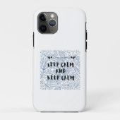 Keep calm and keep calm Case-Mate iPhone case (Achterkant)